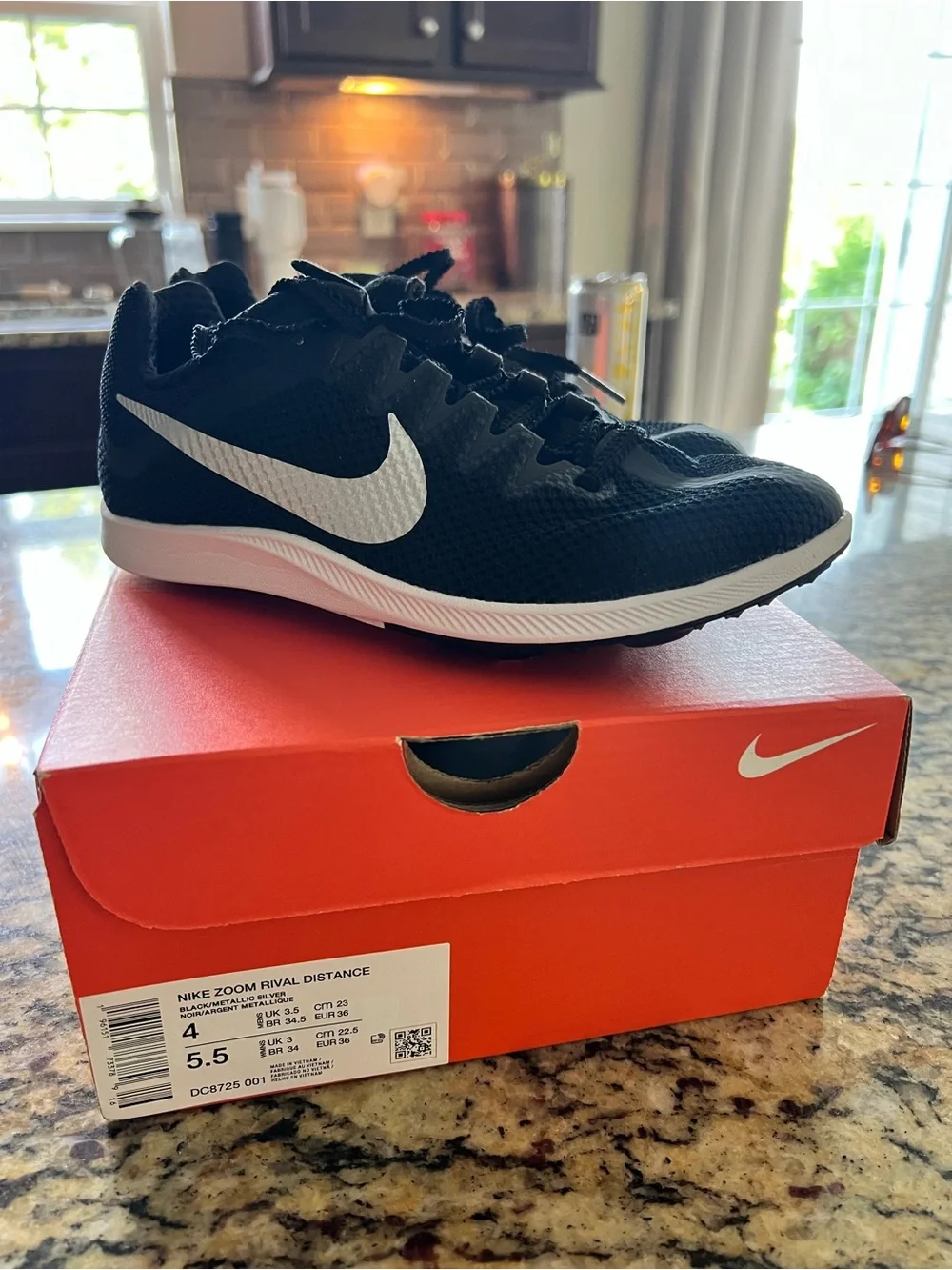 Nike Men’s Black and White Athletic Running Shoes